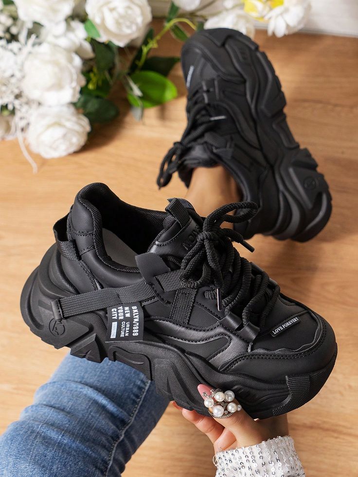 black shoes